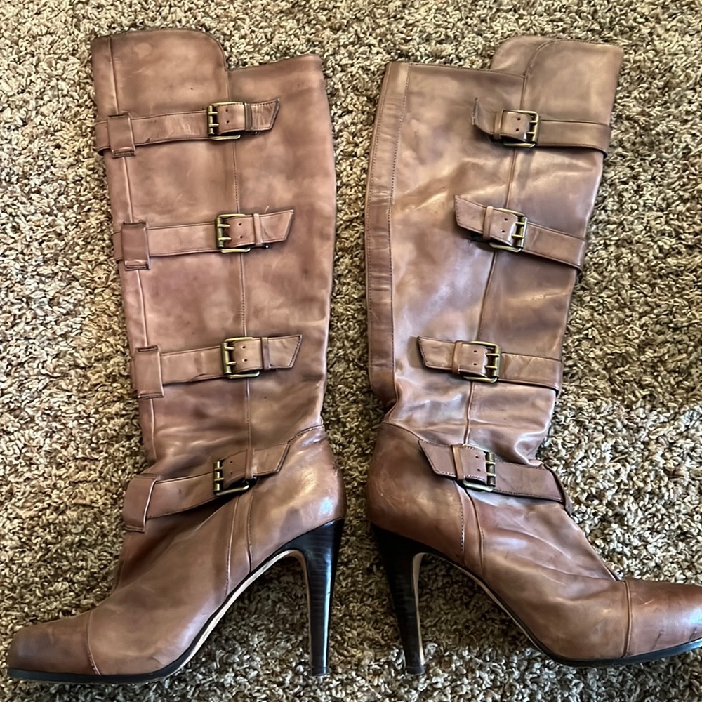 Saks Fifth Ave Boots - Brown 8.5